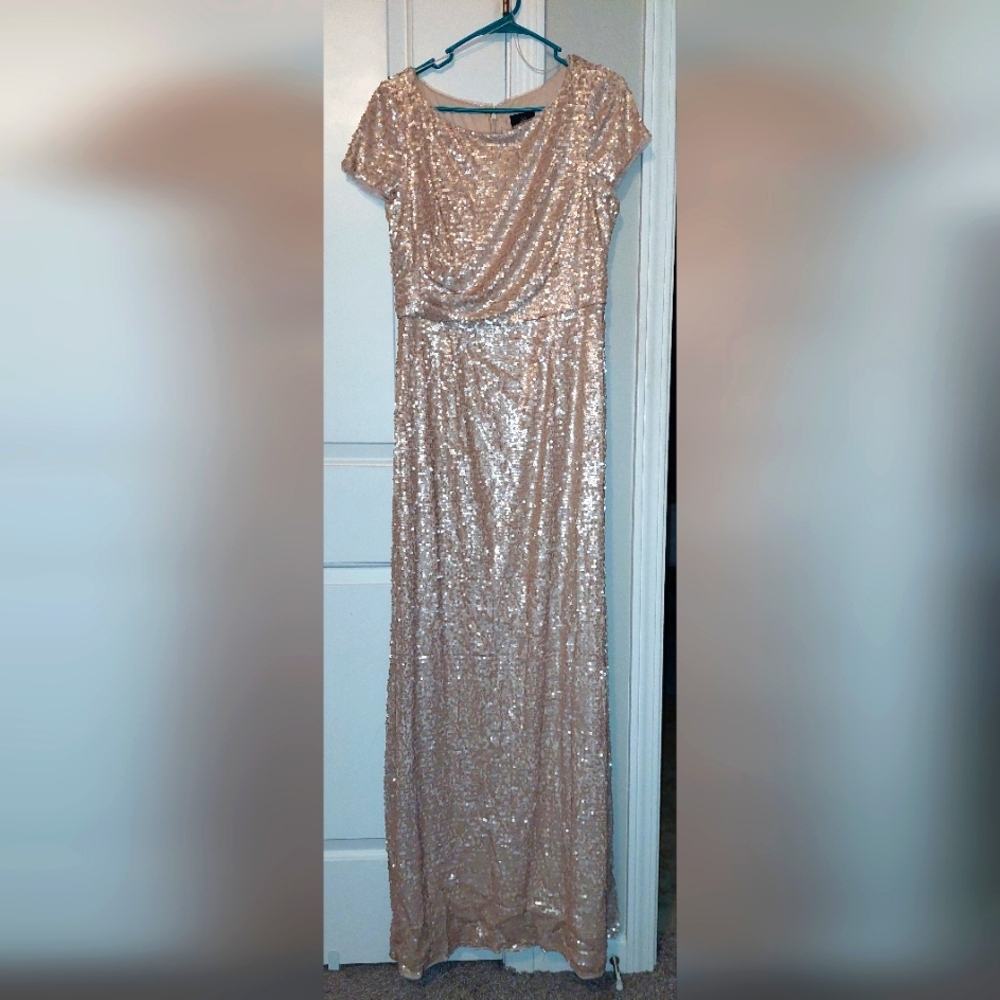 Adrianna Papell Sequin Dress